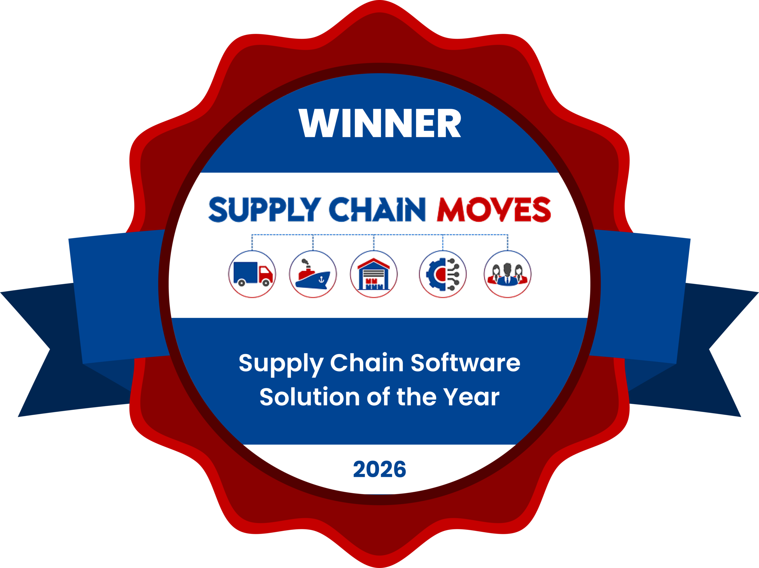 Supply Chain Software Solution of the Year Badge